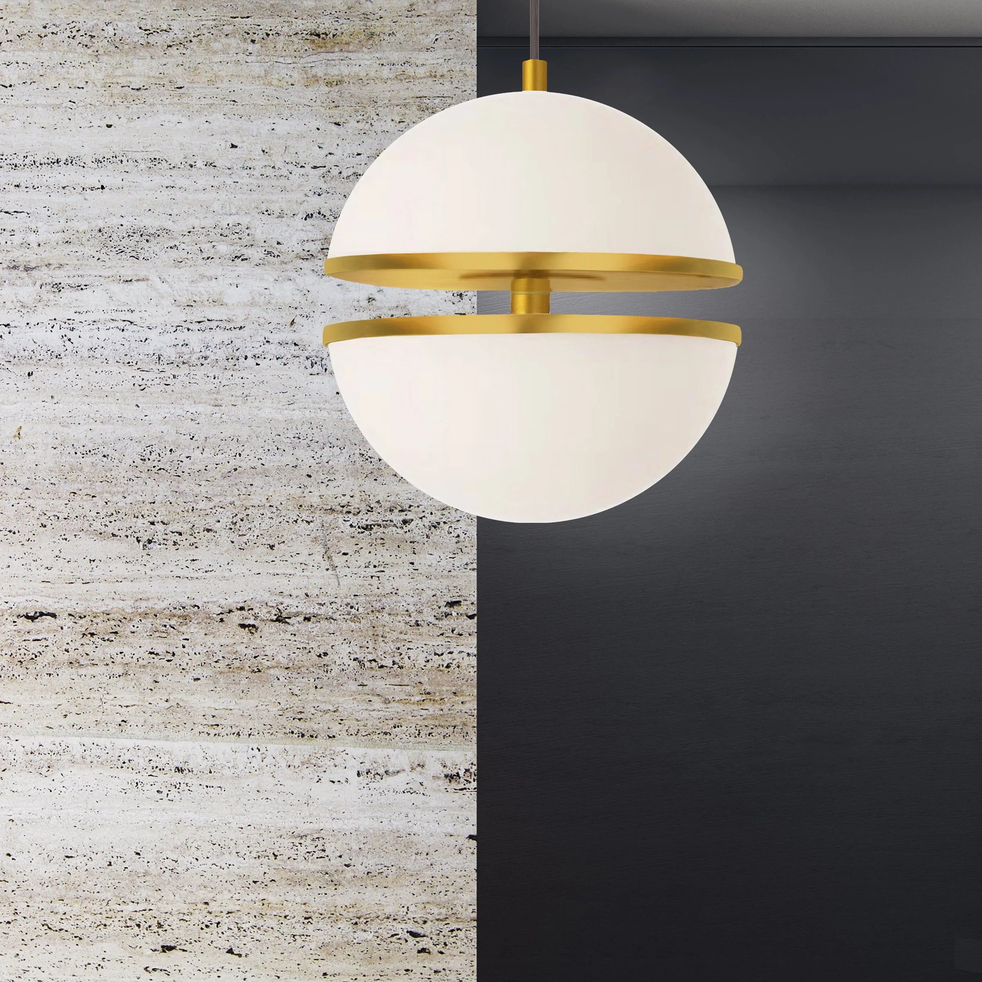 Dainolite - Atomic LED Pendant - AMC-1330LEDP-AGB | Montreal Lighting & Hardware