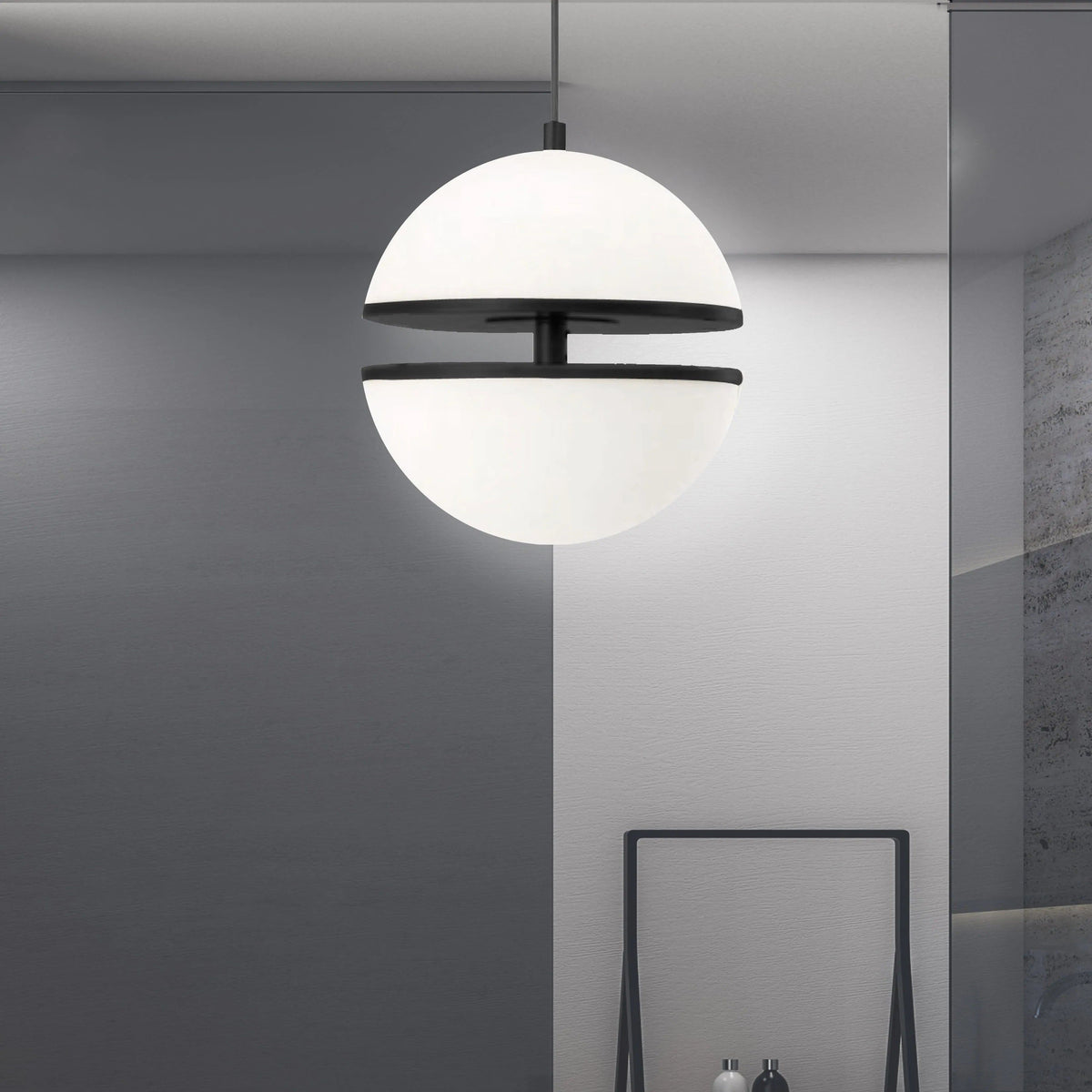 Dainolite - Atomic LED Pendant - AMC-1330LEDP-AGB | Montreal Lighting & Hardware