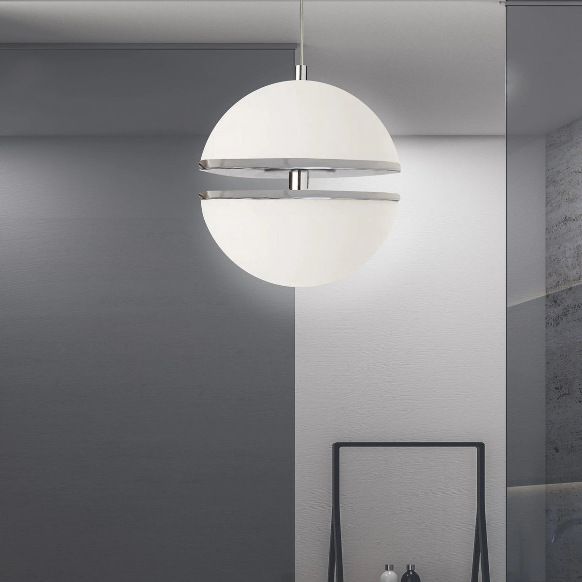 Dainolite - Atomic LED Pendant - AMC-1330LEDP-AGB | Montreal Lighting & Hardware