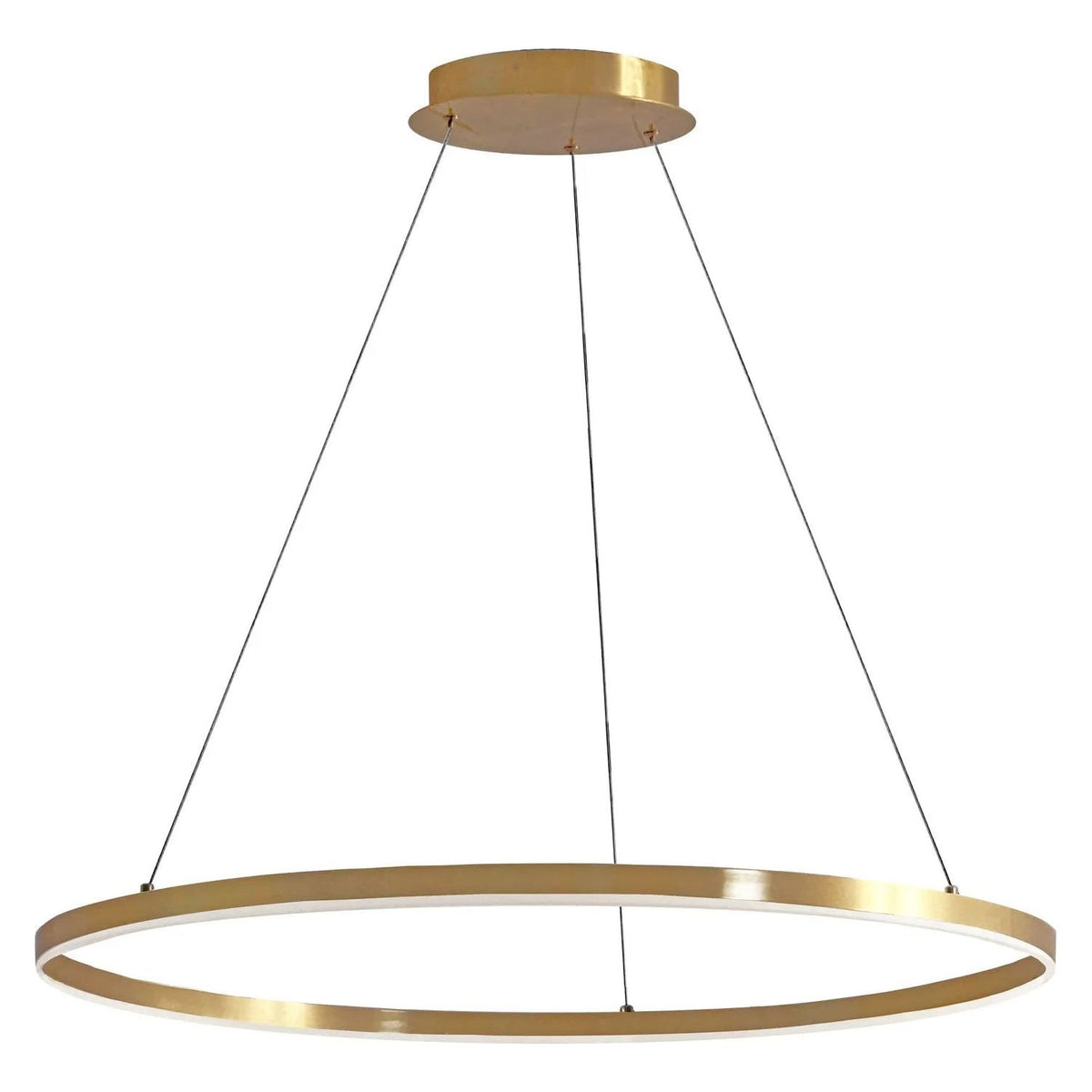 Dainolite - Circulo LED Pendant - CIR-3263C-AGB | Montreal Lighting & Hardware