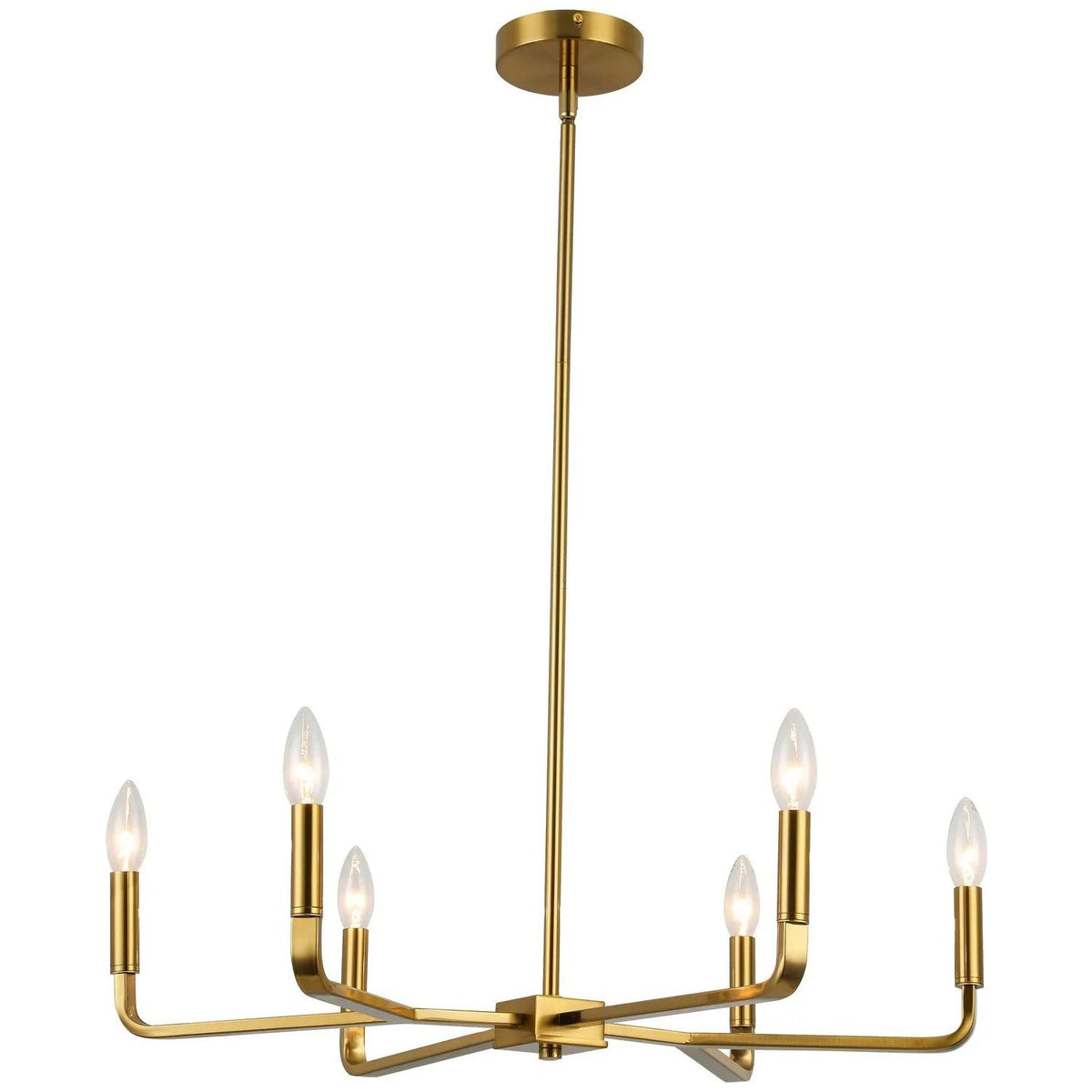 Dainolite - Colette Chandelier - CLT-246-AGB | Montreal Lighting & Hardware