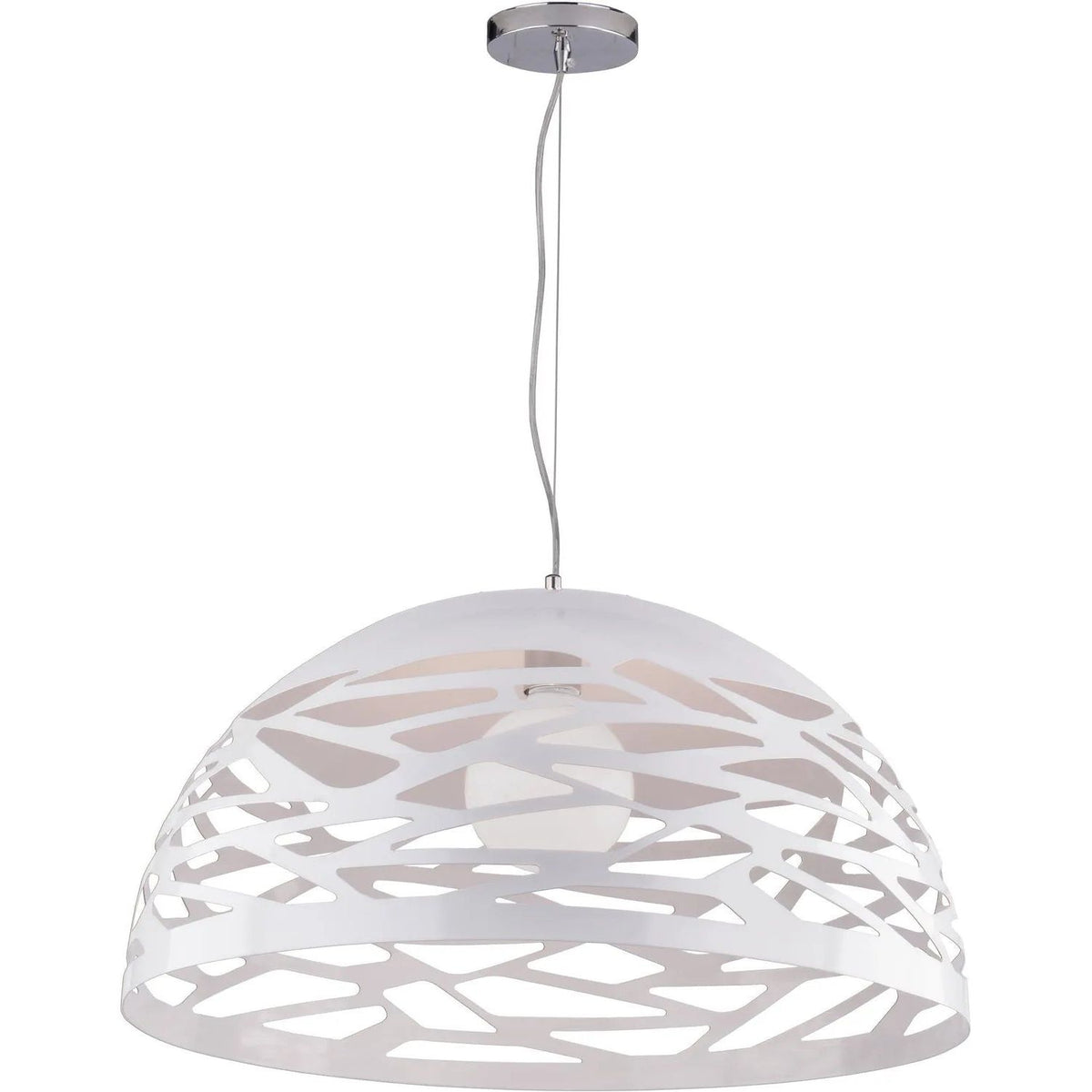 Dainolite - Coral Pendant - COR-201P-WH | Montreal Lighting & Hardware