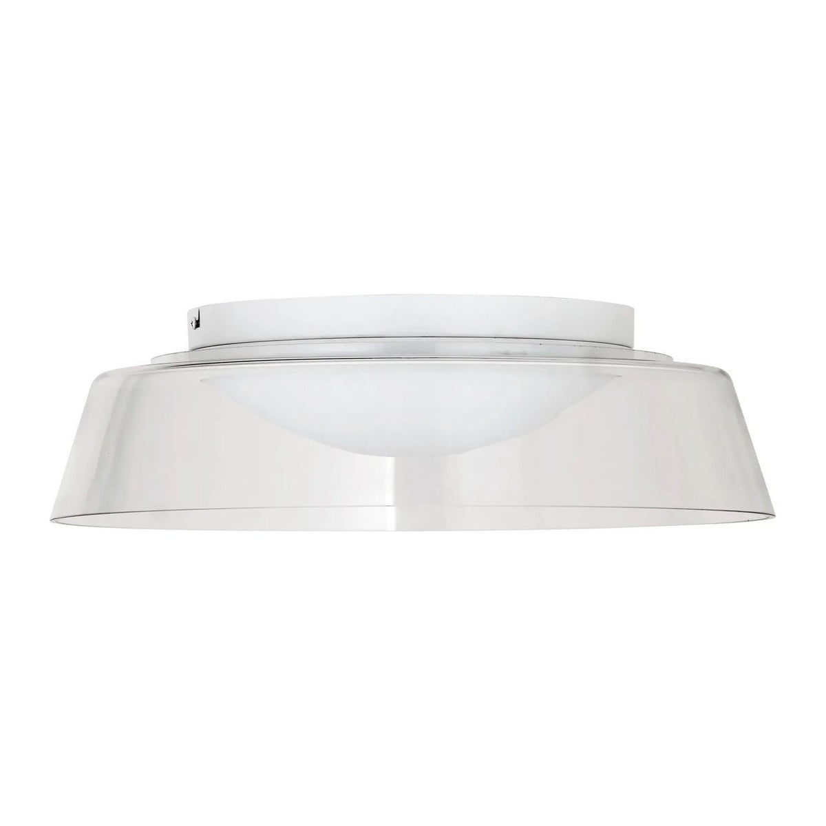 Dainolite - Crawford LED Flush Mount - 3145-LEDFH18-CL-MW | Montreal Lighting & Hardware