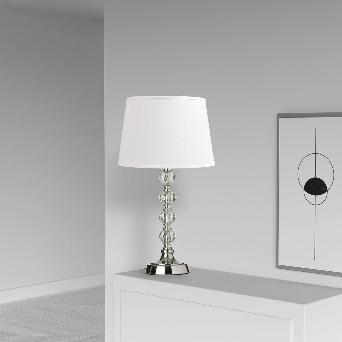 Dainolite - Crystal Table Lamp C13T - C13T-PC | Montreal Lighting & Hardware