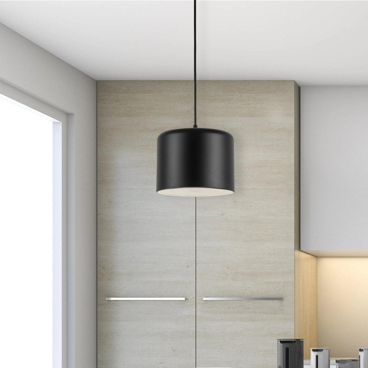 Dainolite - Emilia Pendant - EMI-81P-AGB-MB | Montreal Lighting & Hardware