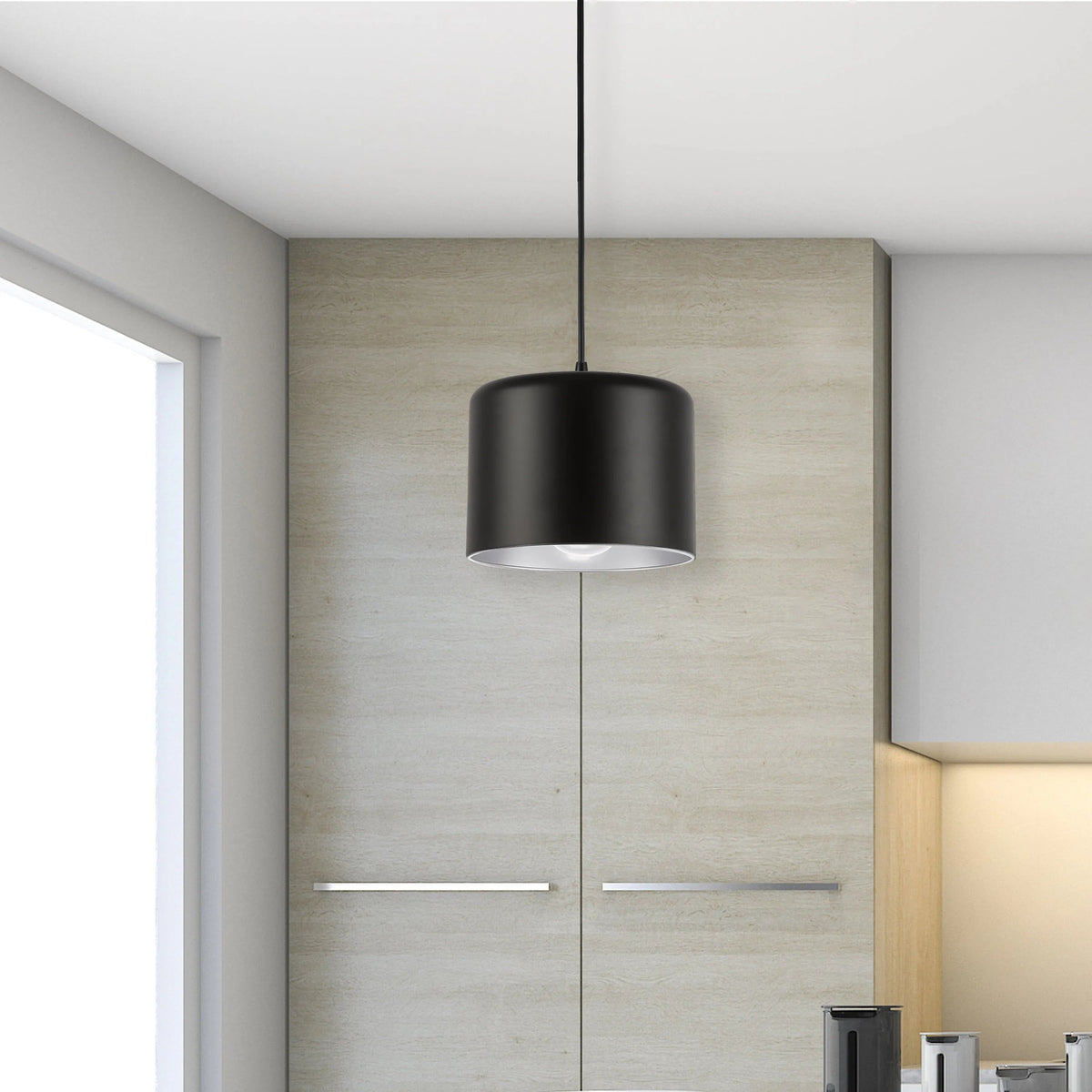 Dainolite - Emilia Pendant - EMI-81P-AGB-MB | Montreal Lighting & Hardware