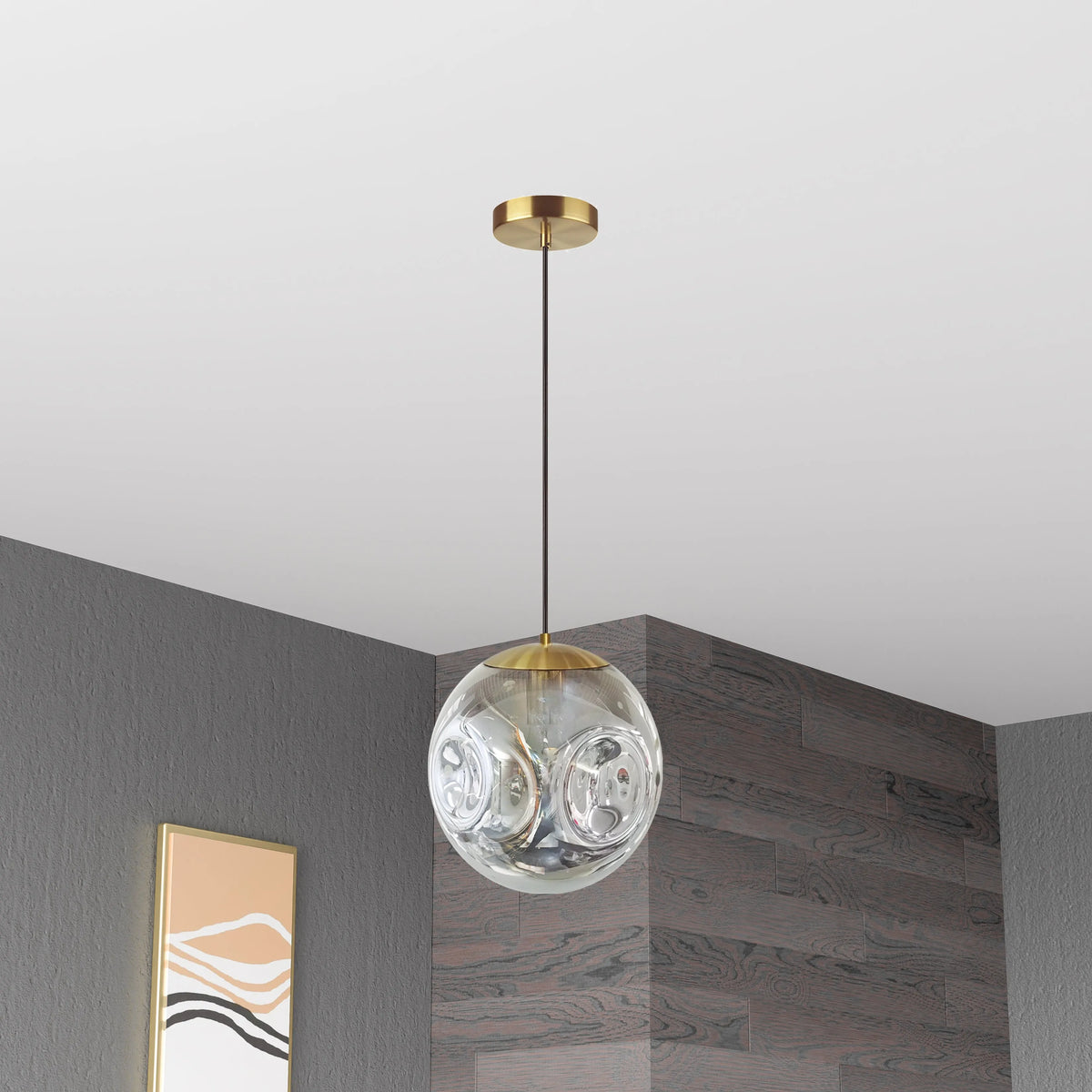 Dainolite - Eris Pendant - ERS-101P-AGB-SM | Montreal Lighting & Hardware