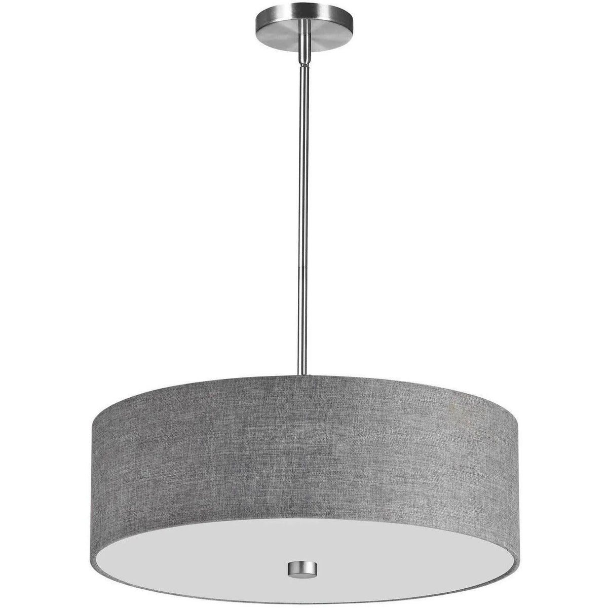 Dainolite - Everly Pendant - 571-204P-PC-GRY | Montreal Lighting & Hardware