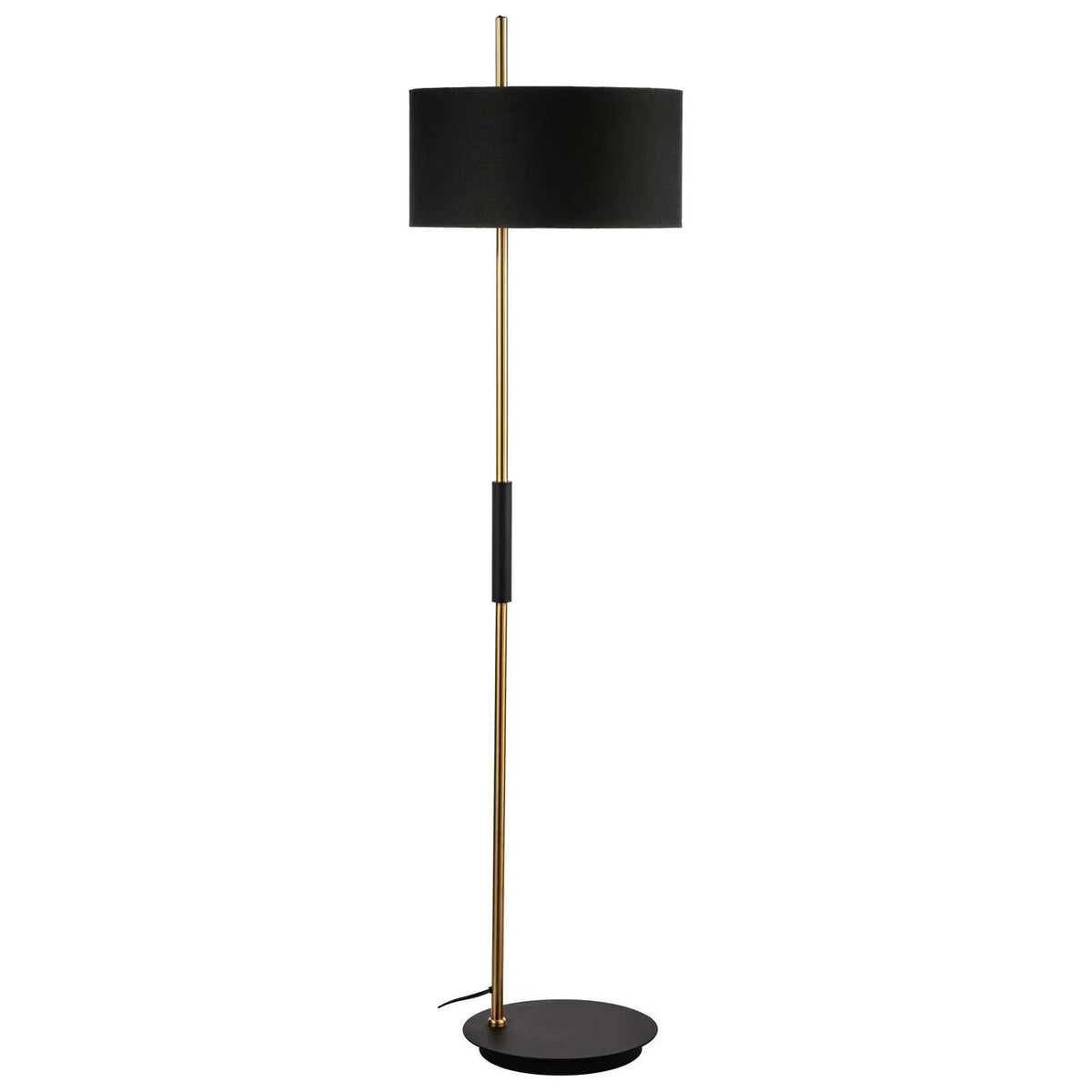 Dainolite - Fitzgerald Floor Lamp - FTG-622F-MB-AGB-BK | Montreal Lighting & Hardware