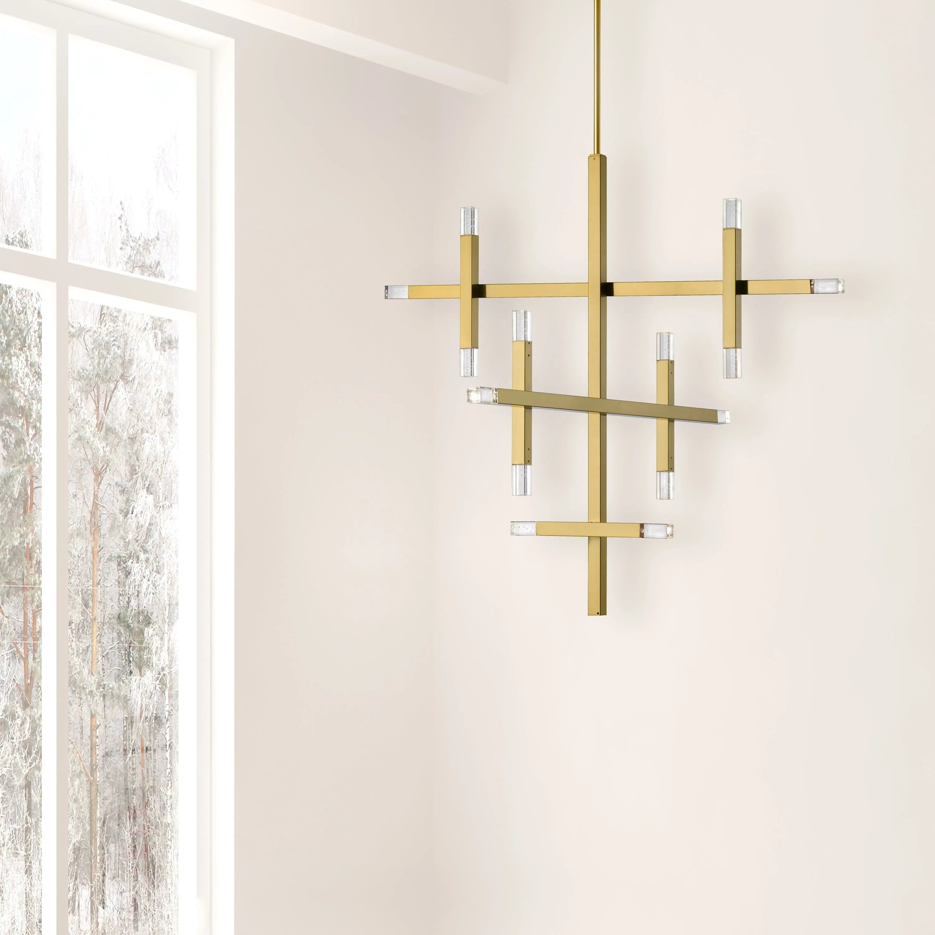 Dainolite - Francesca LED Chandelier - FCS-3656C-AGB | Montreal Lighting & Hardware