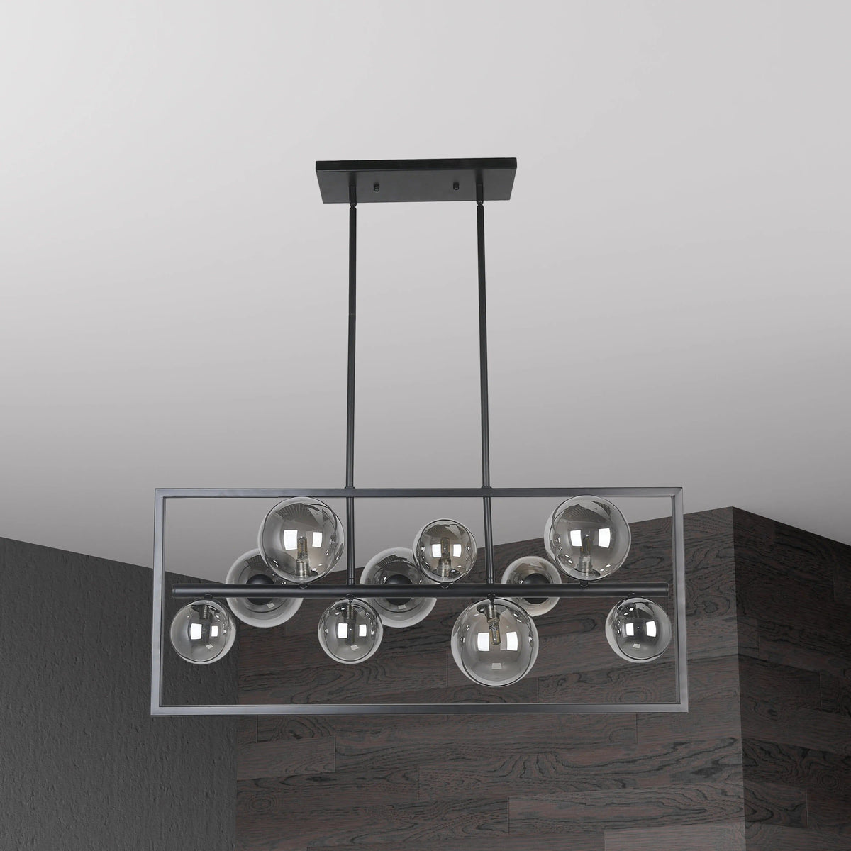 Dainolite - Glasgow Linear Pendant - GLA-3310HP-MB-CLR | Montreal Lighting & Hardware