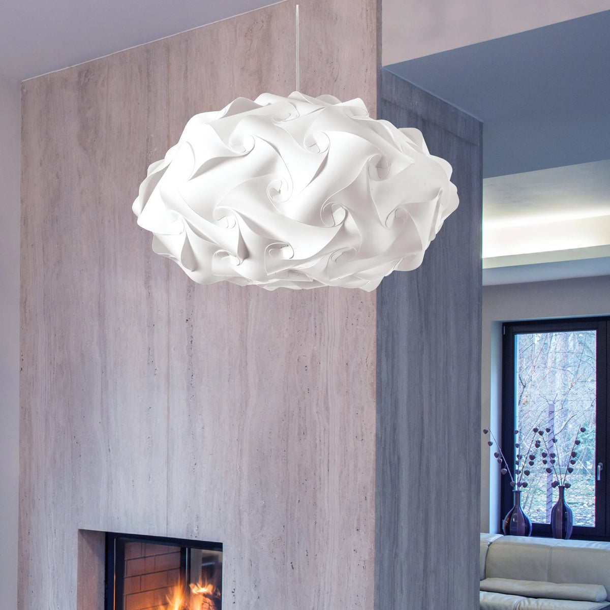 Dainolite - Globus Oval Pendant - DBL-FLT-790 | Montreal Lighting & Hardware