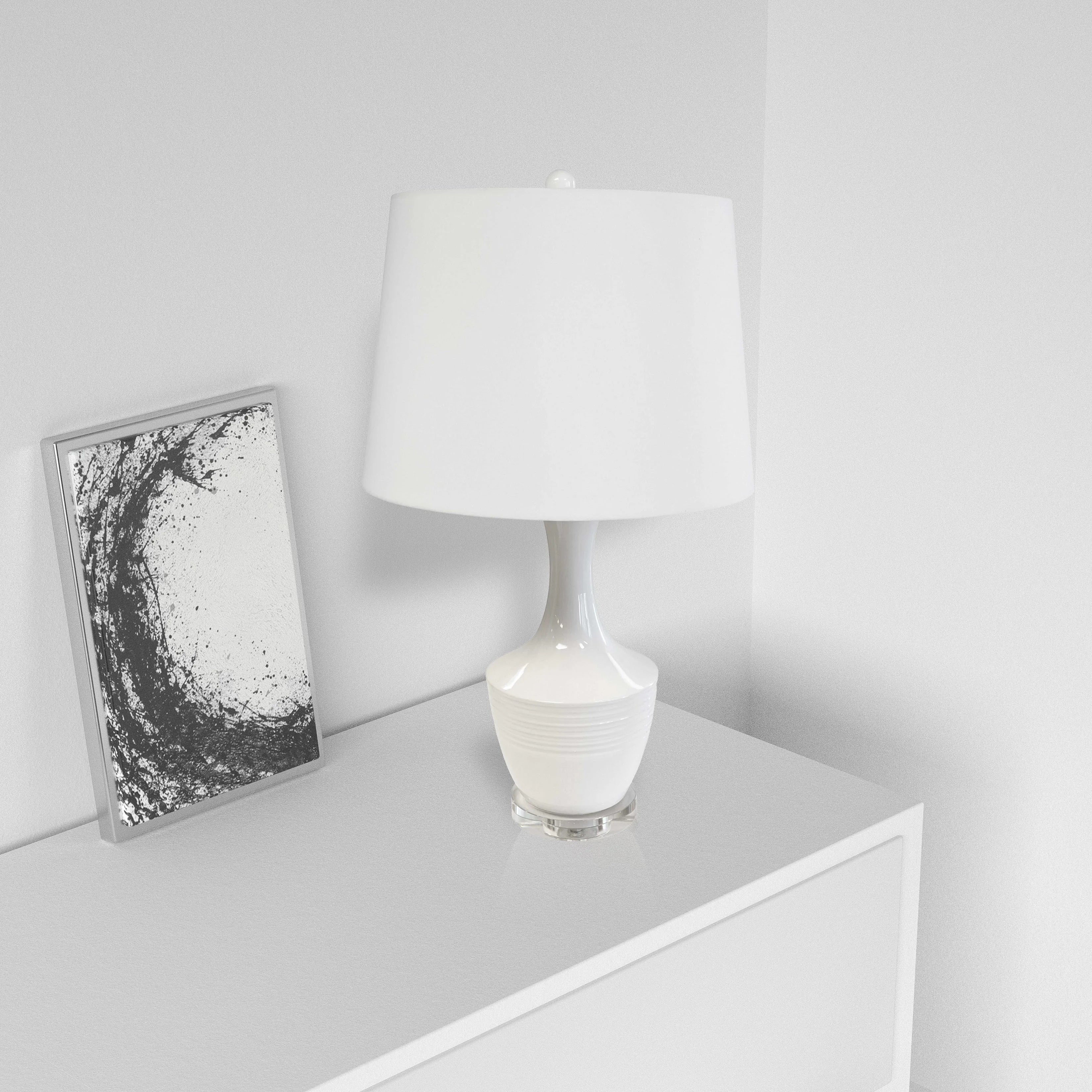 Dainolite - Goliath Table Lamp - GOL-271T-WH | Montreal Lighting & Hardware