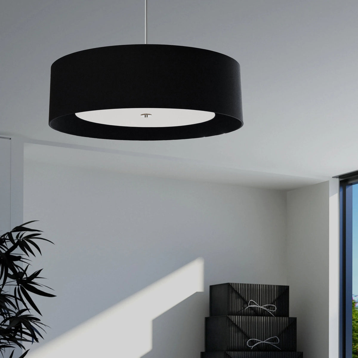 Dainolite - Helena Pendant - HEL-224P-PC-BW | Montreal Lighting & Hardware