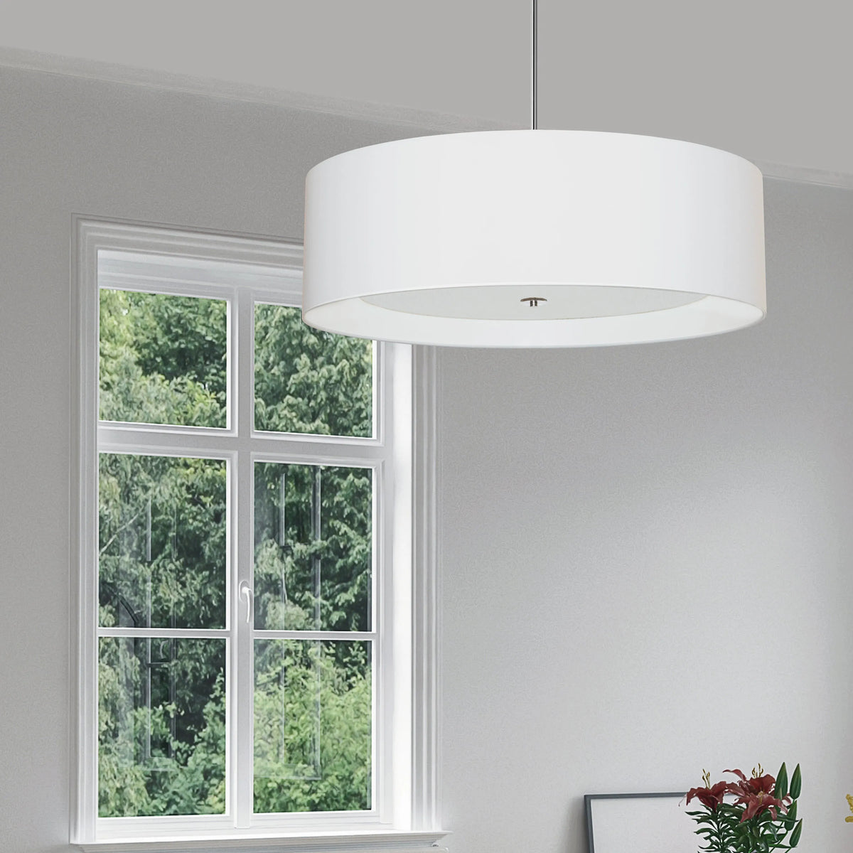 Dainolite - Helena Pendant - HEL-224P-PC-BW | Montreal Lighting & Hardware