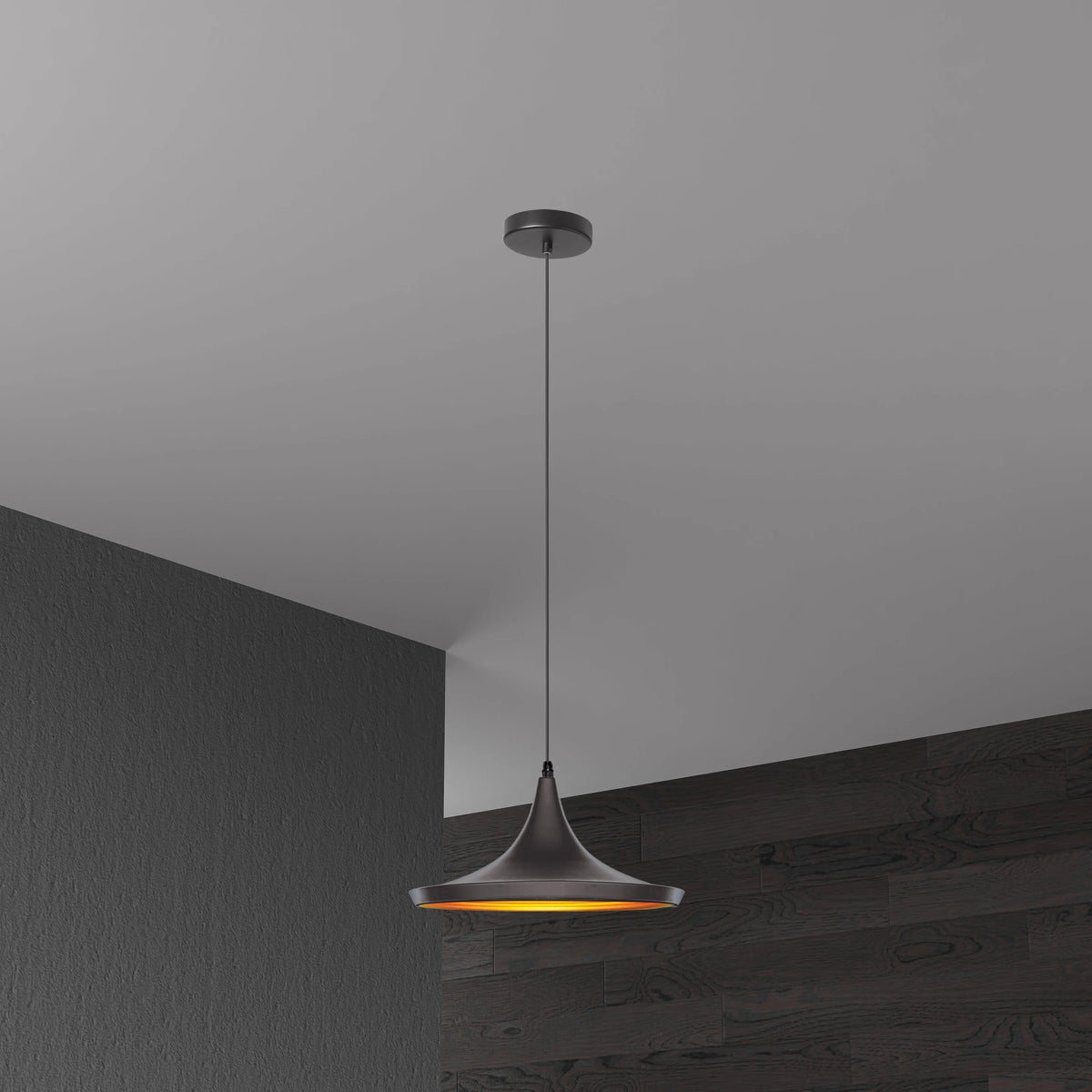 Dainolite - Helsinki Pendant - HKI-141P-BK | Montreal Lighting & Hardware