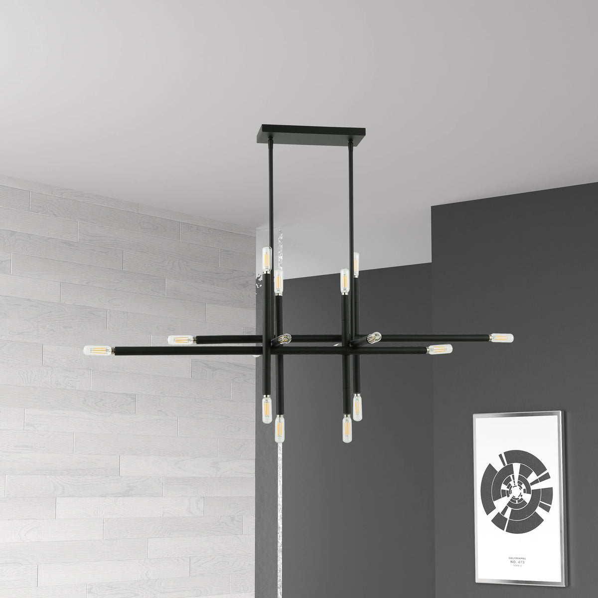 Dainolite - Kanata Linear Pendant - KAN-4016HP-AGB | Montreal Lighting & Hardware