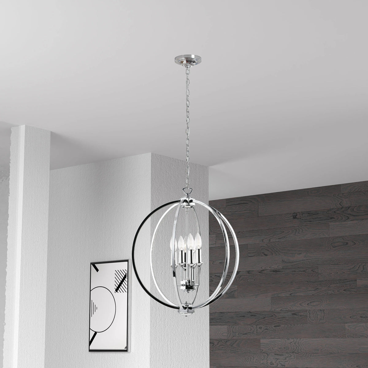 Dainolite - Karland Chandelier - KAR-143C-PC | Montreal Lighting & Hardware