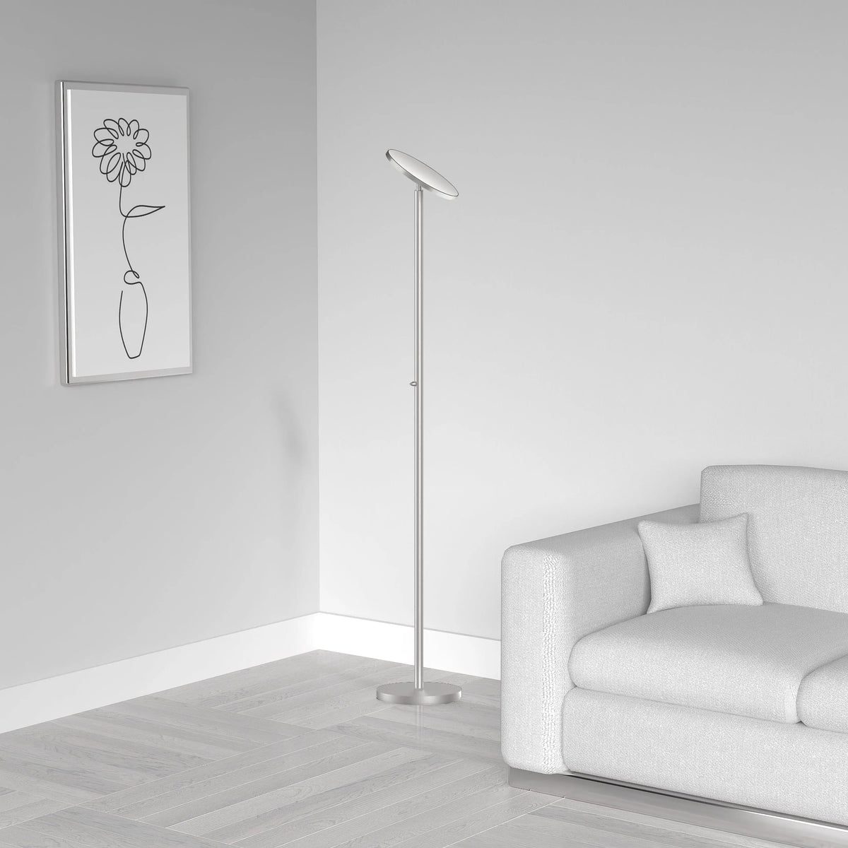 Dainolite - LED Torchier - 701LEDF-SB | Montreal Lighting & Hardware