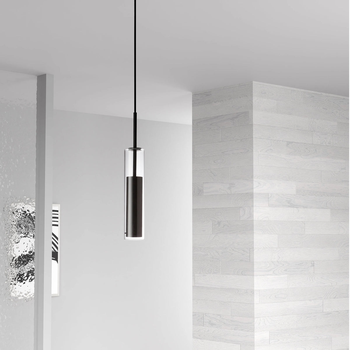 Dainolite - Luna LED Pendant - LUN-1LEDP-BK | Montreal Lighting & Hardware