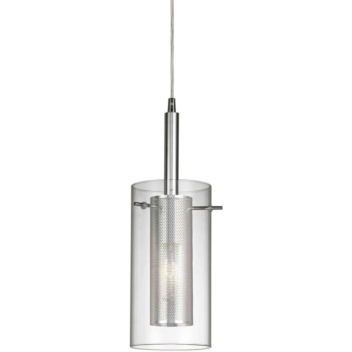 Dainolite - Mesh with Glass Pendant - 30961-CM-PC | Montreal Lighting & Hardware