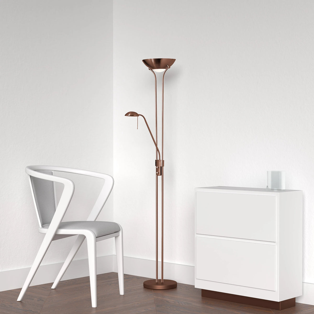 Dainolite - Mother & Son Floor Lamp - 505F-MB | Montreal Lighting & Hardware