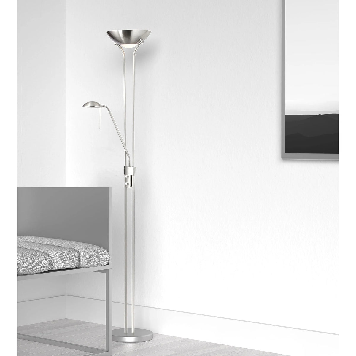 Dainolite - Mother & Son Floor Lamp - 505F-MB | Montreal Lighting & Hardware