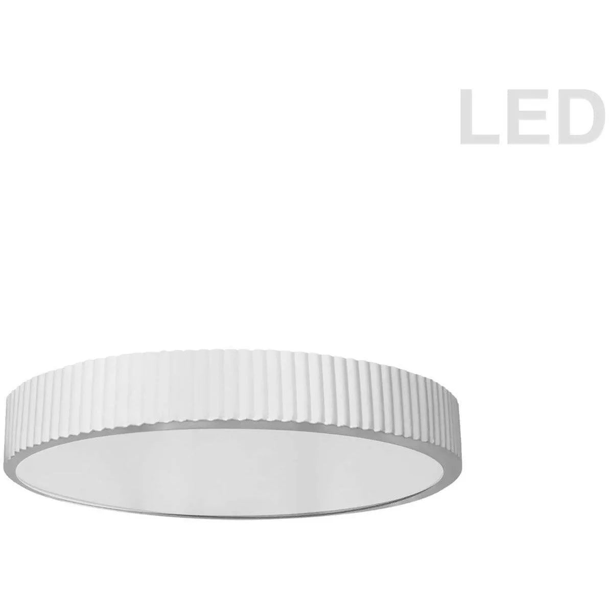 Dainolite - Nabisco Flush Mount - NBO-1830LEDFH-MW | Montreal Lighting & Hardware