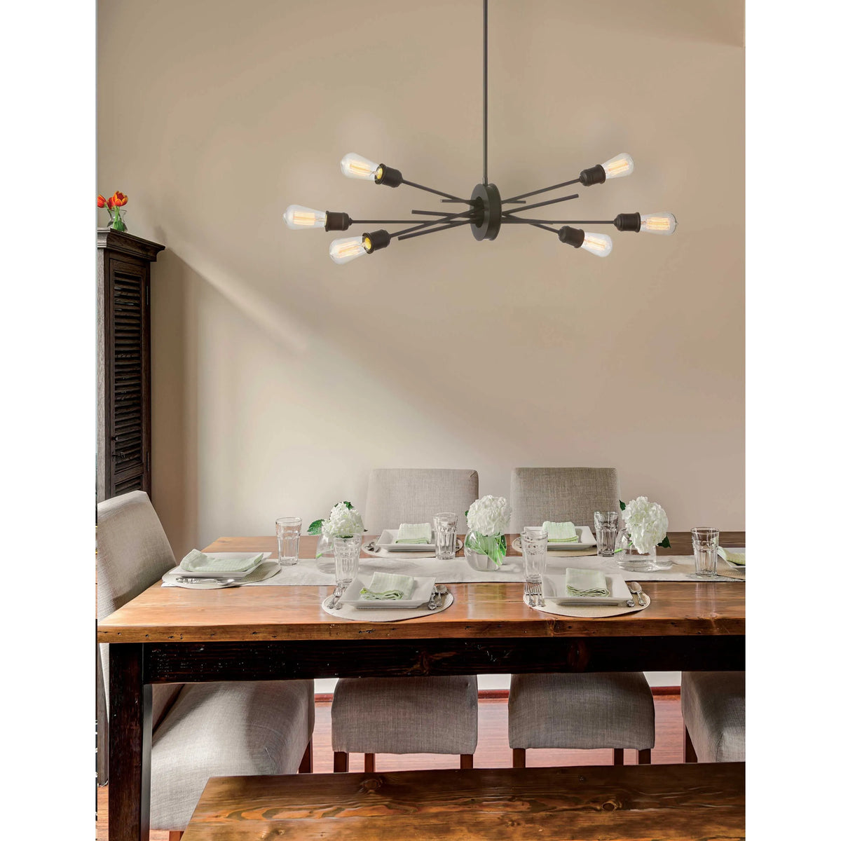 Dainolite - Nebraska Linear Pendant - NEB-326HP-BC | Montreal Lighting & Hardware