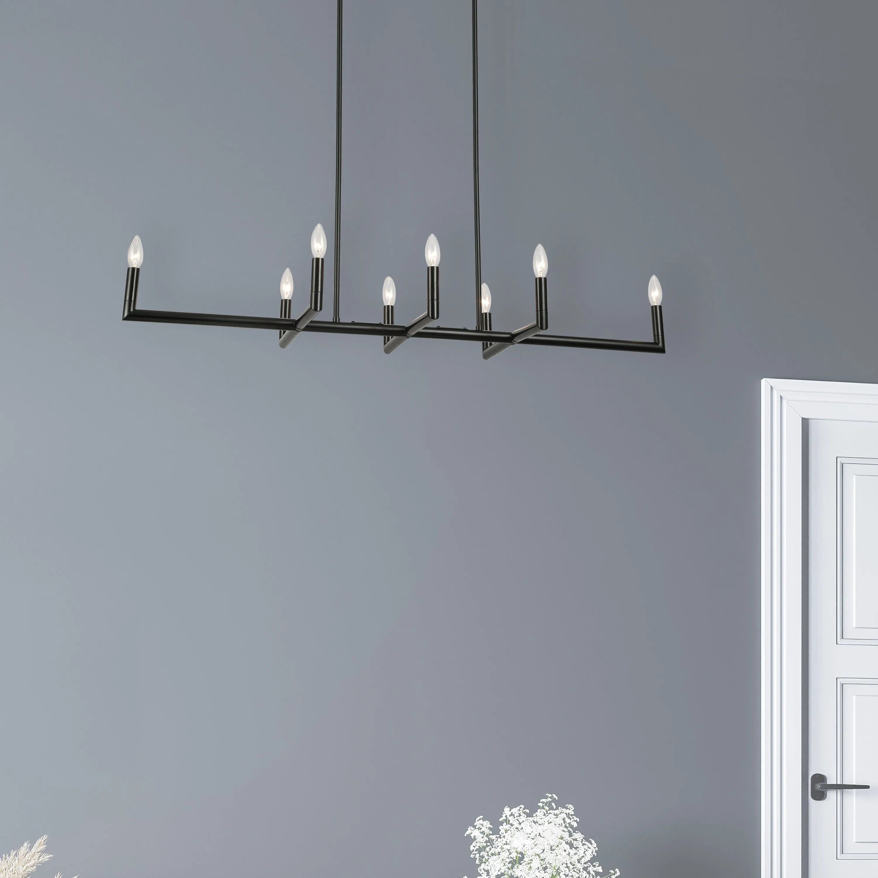 Dainolite - Nora Linear Pendant - NOR-478HC-MB | Montreal Lighting & Hardware