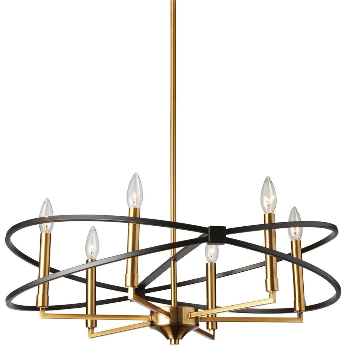 Dainolite - Paloma Chandelier - PAL-276C-VB-MB | Montreal Lighting & Hardware