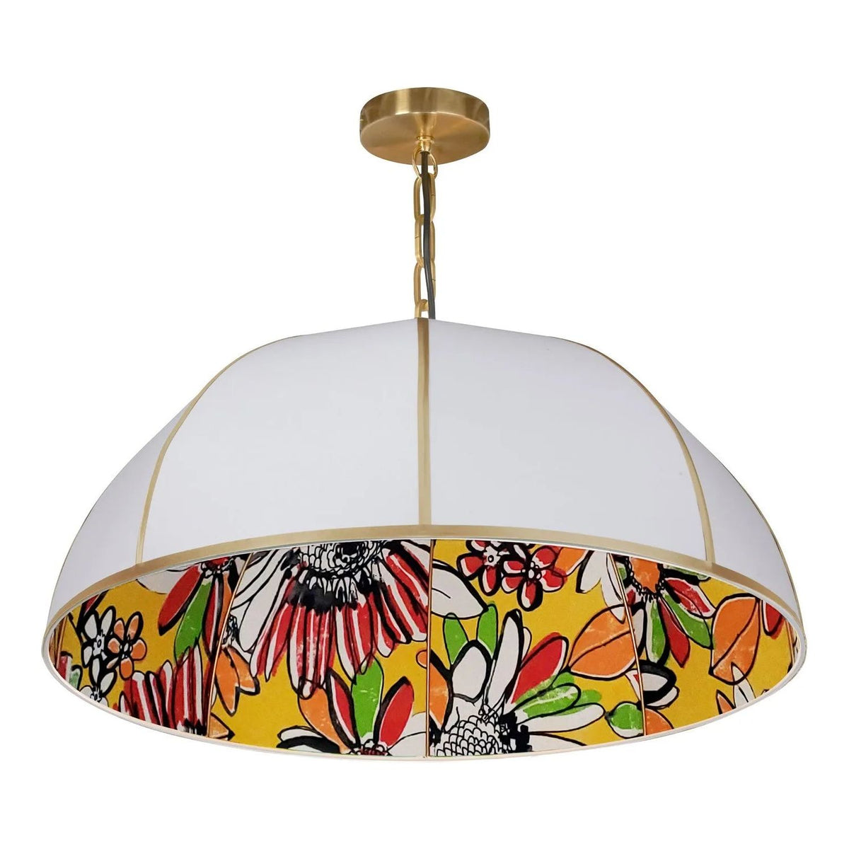 Dainolite - Parasol Pendant - PSL-261P-AGB-GW | Montreal Lighting & Hardware