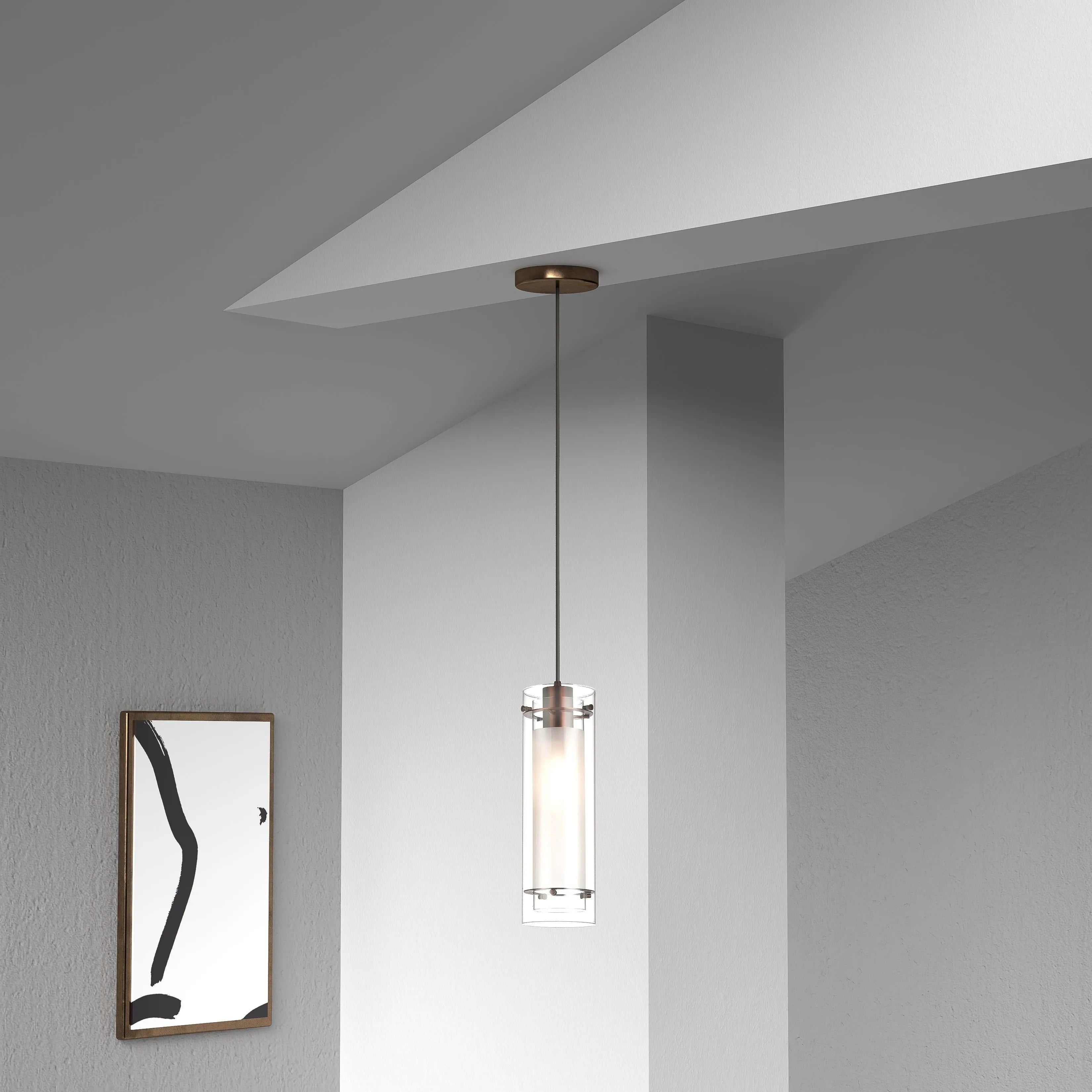 Dainolite - Pasha Pendant - 22152-CF-AGB | Montreal Lighting & Hardware