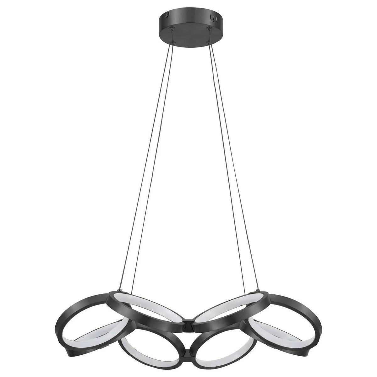 Dainolite - Philo LED Chandelier - PHO-2564LEDC-MB | Montreal Lighting & Hardware