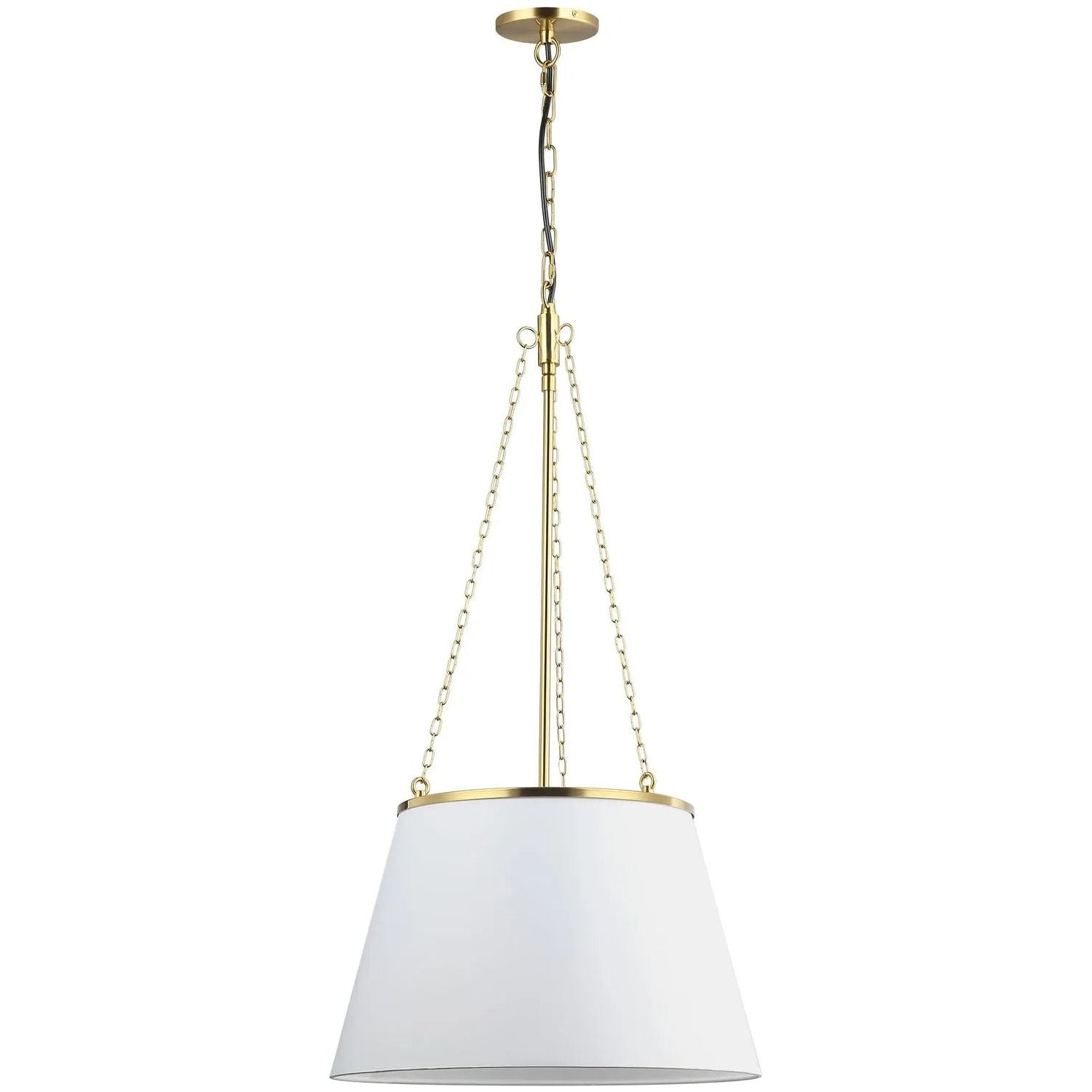 Dainolite - Plymouth Pendant - PLY-181P-AGB-WH | Montreal Lighting & Hardware