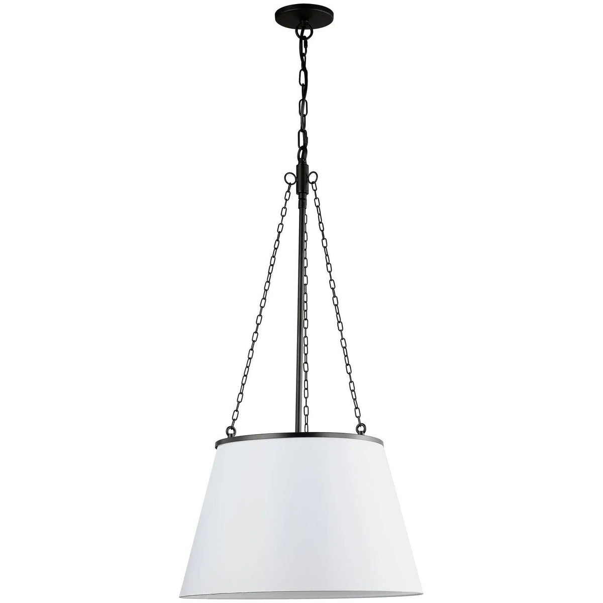 Dainolite - Plymouth Pendant - PLY-181P-MB-WH | Montreal Lighting & Hardware