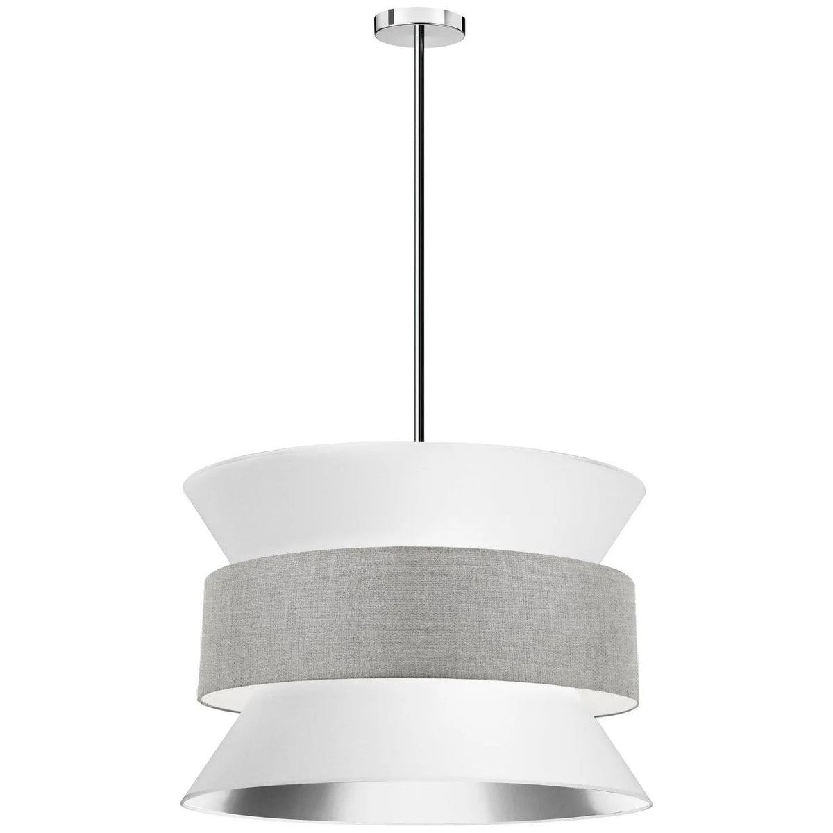 Dainolite - Questa Pendant - QUA-244P-WH-GRY | Montreal Lighting & Hardware