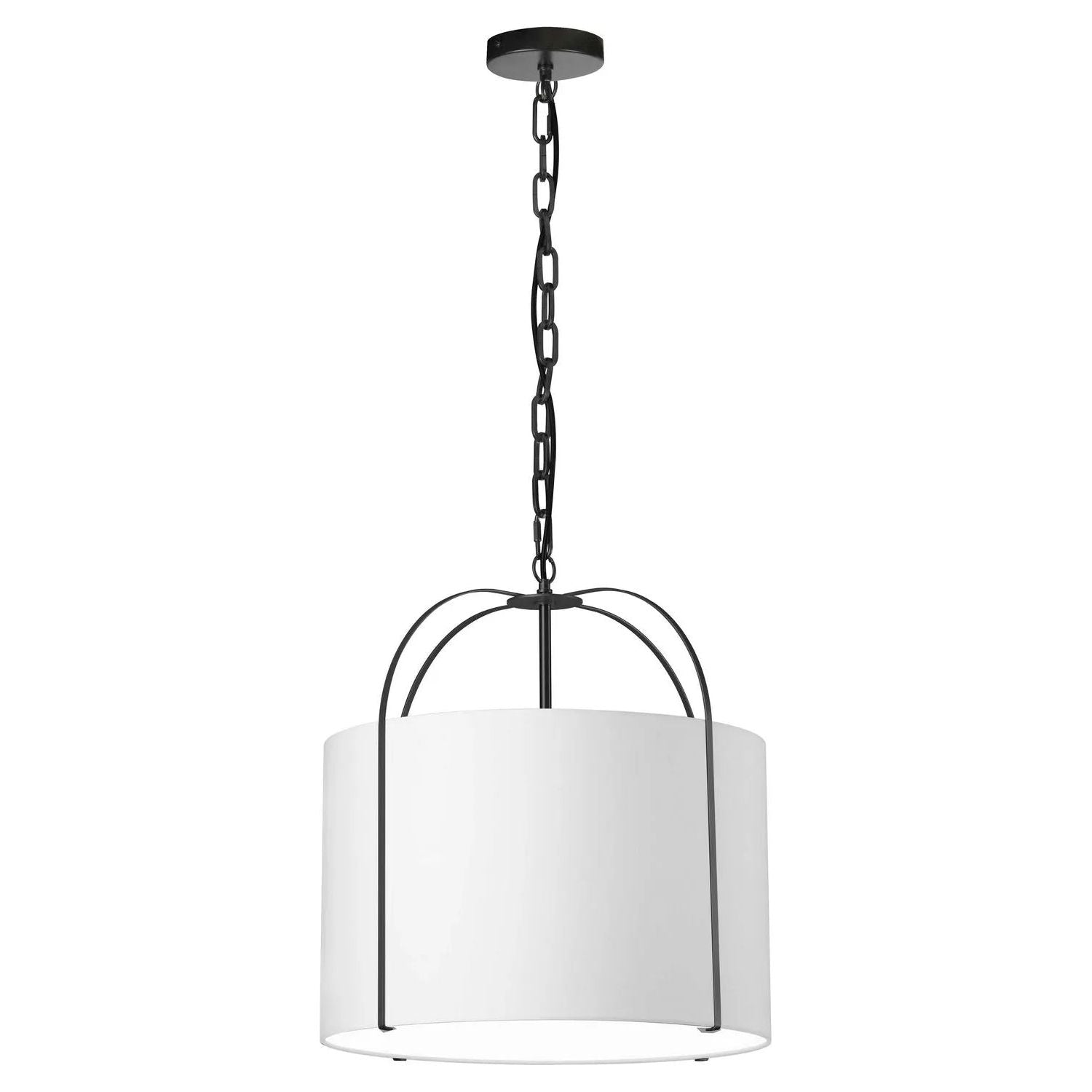 Dainolite - Quincy Pendant - QCY-181P-BK-WH | Montreal Lighting & Hardware