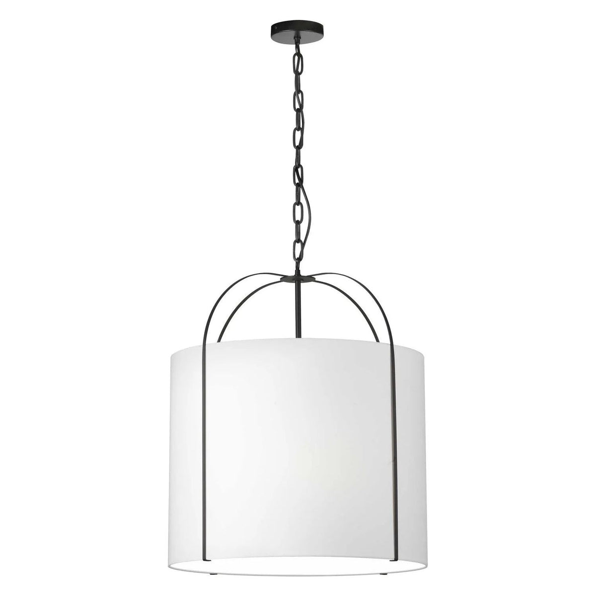 Dainolite - Quincy Pendant - QCY-221P-BK-WH | Montreal Lighting & Hardware