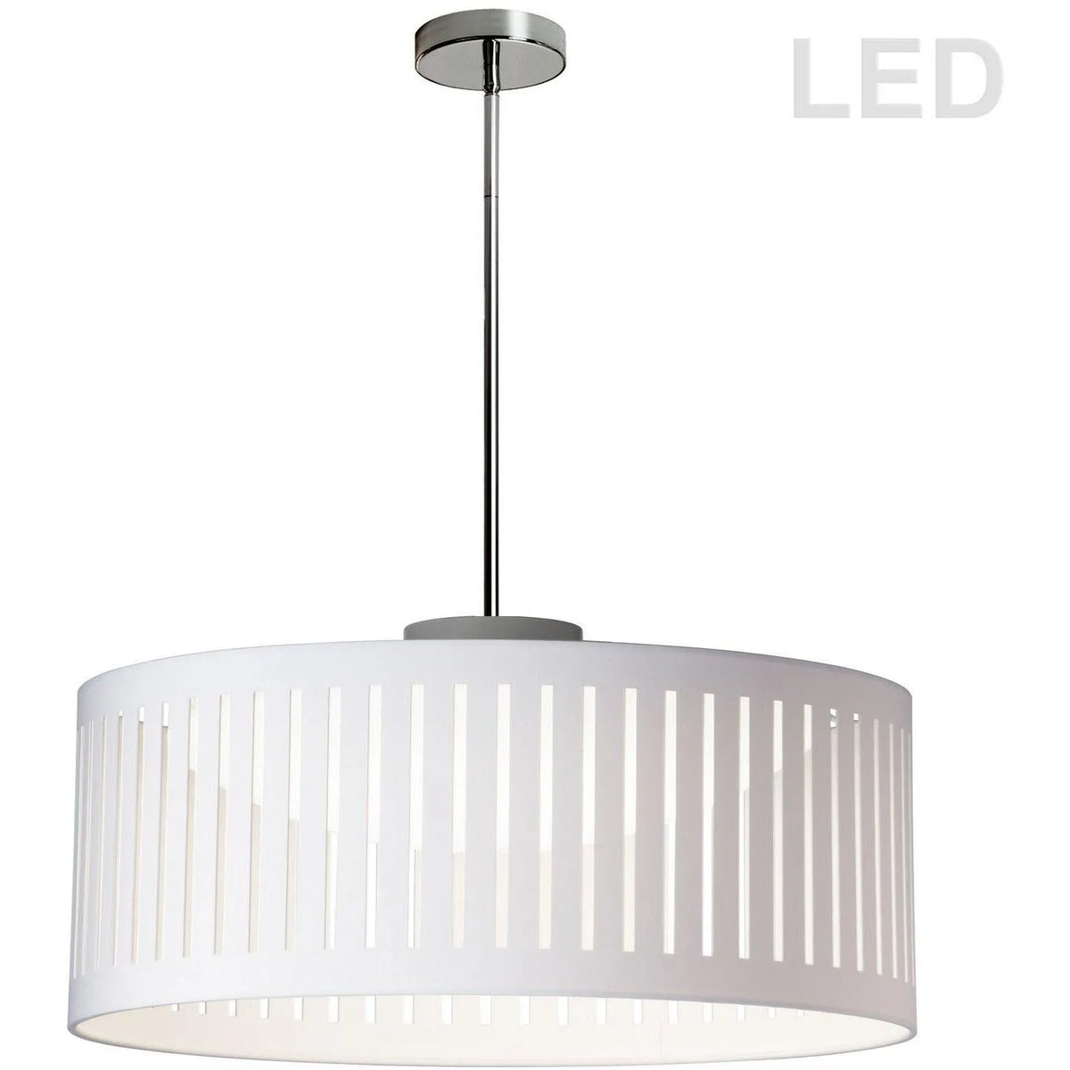 Dainolite - Slit Drum LED Pendant - SDLED-20P-WH | Montreal Lighting & Hardware