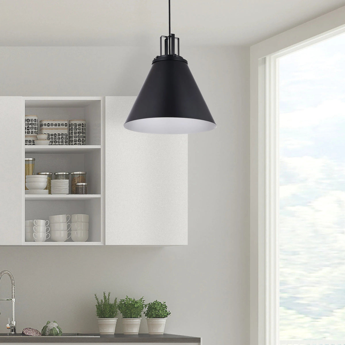 Dainolite - Sonus Pendant - SNS-141P-CB-AGB | Montreal Lighting & Hardware