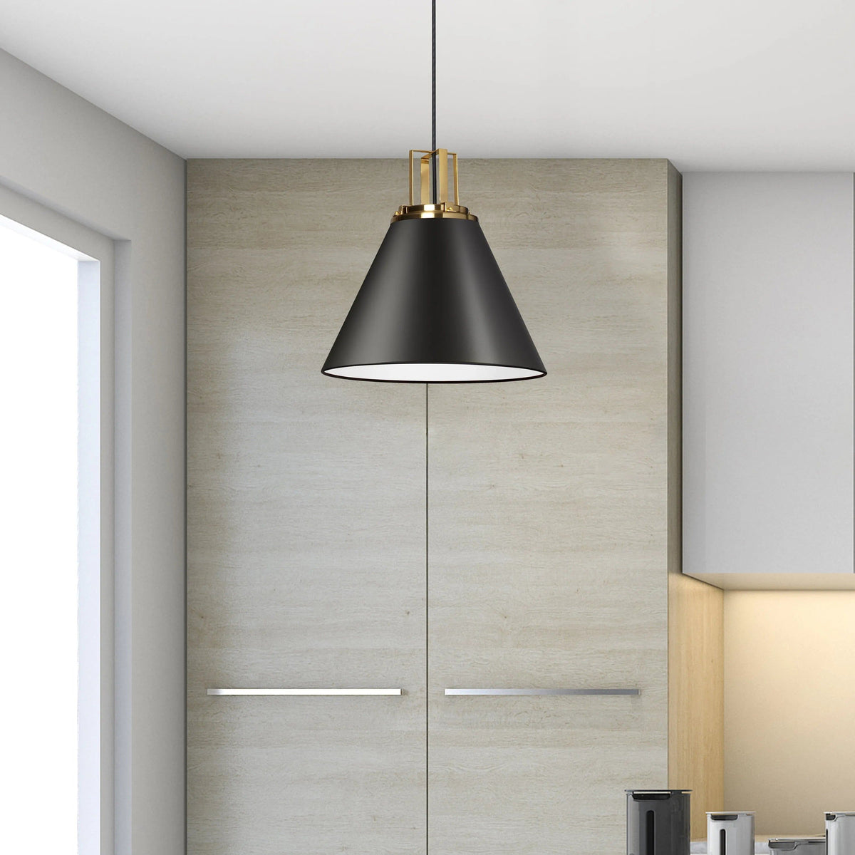 Dainolite - Sonus Pendant - SNS-141P-CB-AGB | Montreal Lighting & Hardware