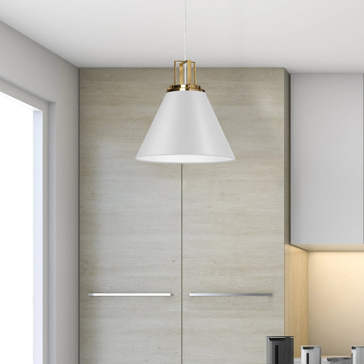 Dainolite - Sonus Pendant - SNS-141P-CB-AGB | Montreal Lighting & Hardware