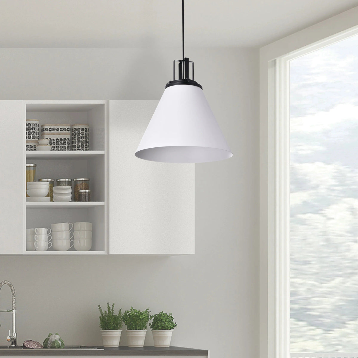 Dainolite - Sonus Pendant - SNS-141P-CB-AGB | Montreal Lighting & Hardware