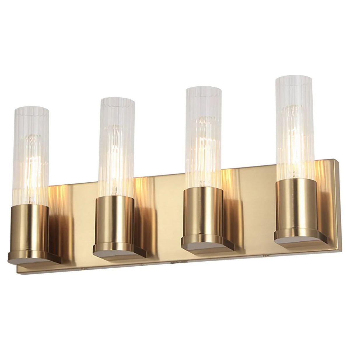 Dainolite - Tube Vanity - TBE-174W-AGB | Montreal Lighting & Hardware