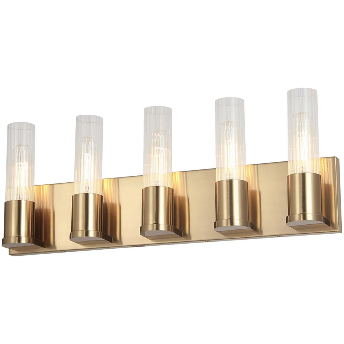 Dainolite - Tube Vanity - TBE-225W-AGB | Montreal Lighting & Hardware