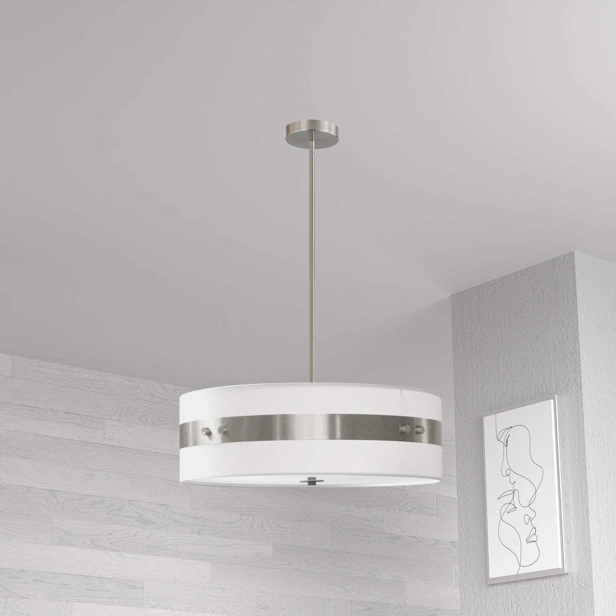 Dainolite - Willshire Pendant - WIL-224P-AGB-BK | Montreal Lighting & Hardware