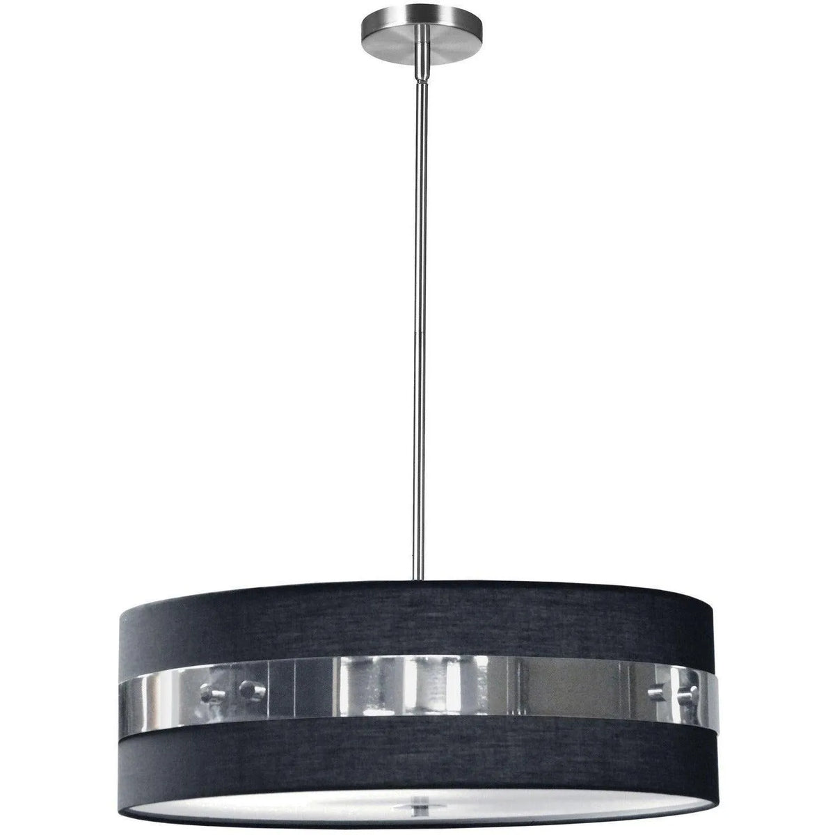 Dainolite - Willshire Pendant - WIL-224P-PC-BK | Montreal Lighting & Hardware