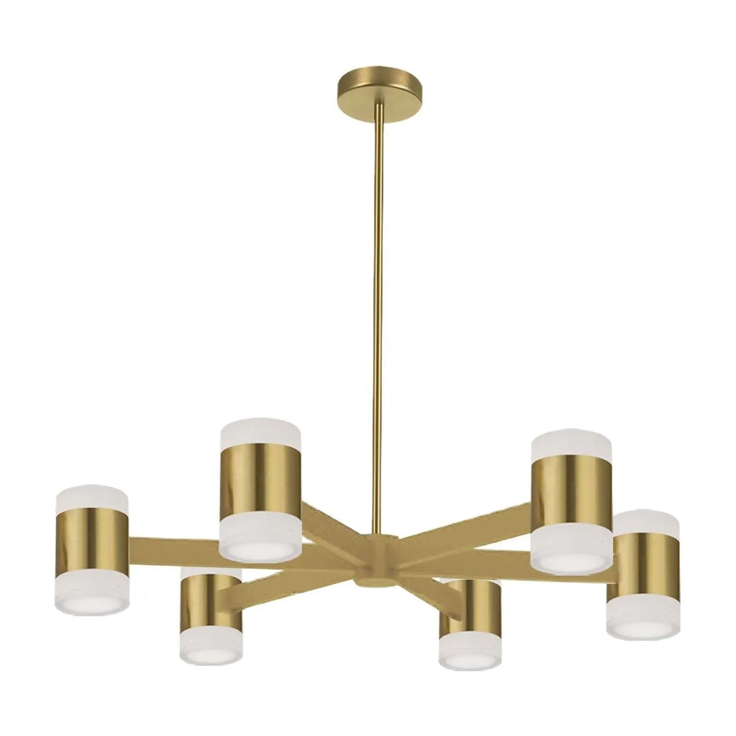 Dainolite - Wilson LED Chandelier - WLS-2884LEDC-AGB | Montreal Lighting & Hardware