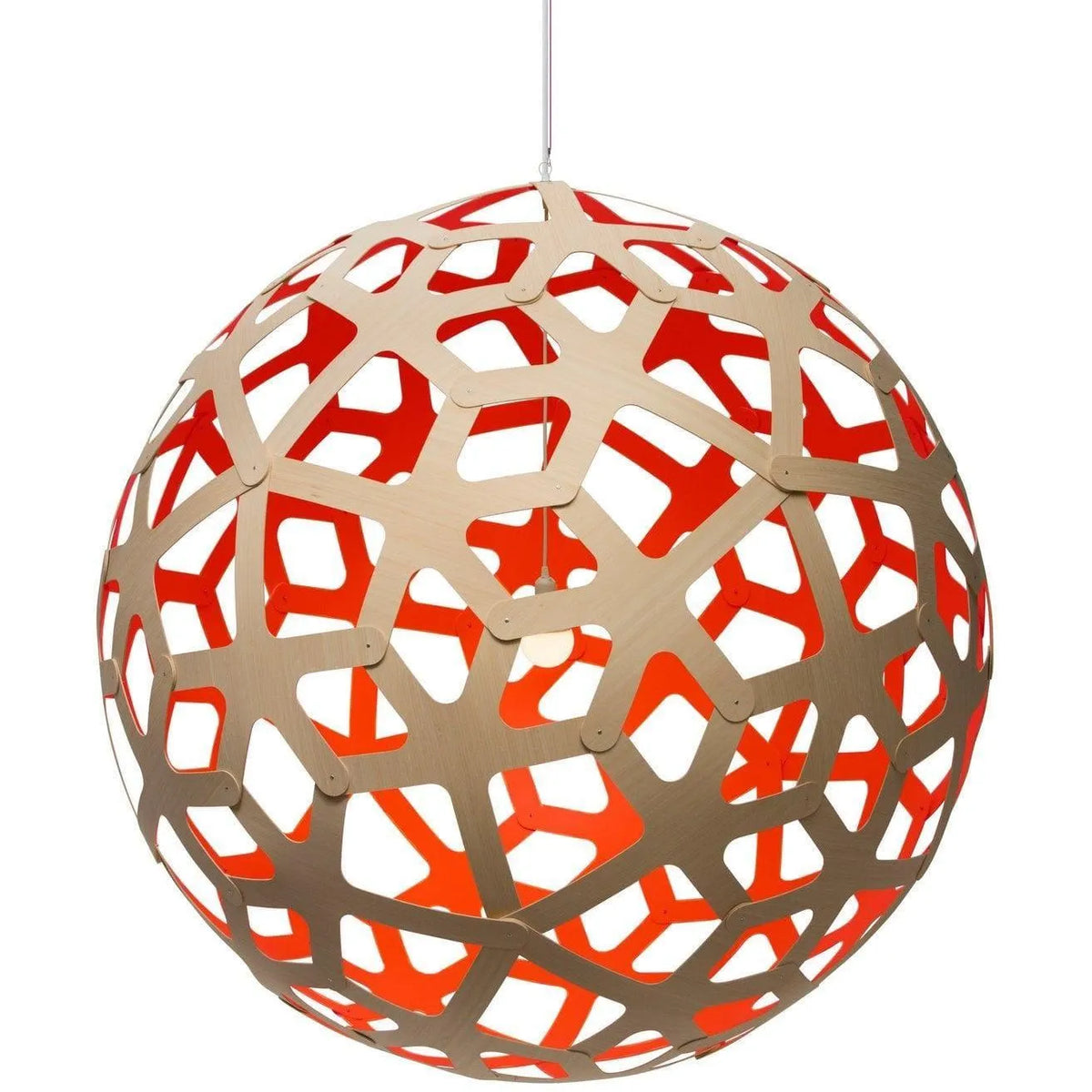 David Trubridge - Coral 1600 Pendant - COR-1600-BLK-BLK | Montreal Lighting & Hardware